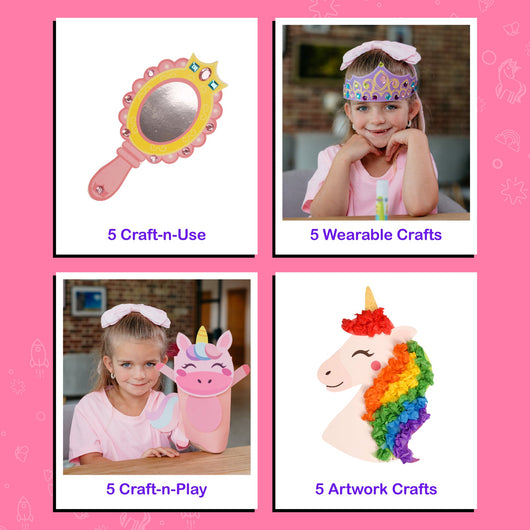Princess & Unicorn Crafts for Kids - Skyn